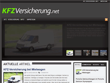 Tablet Screenshot of kfzversicherung.net